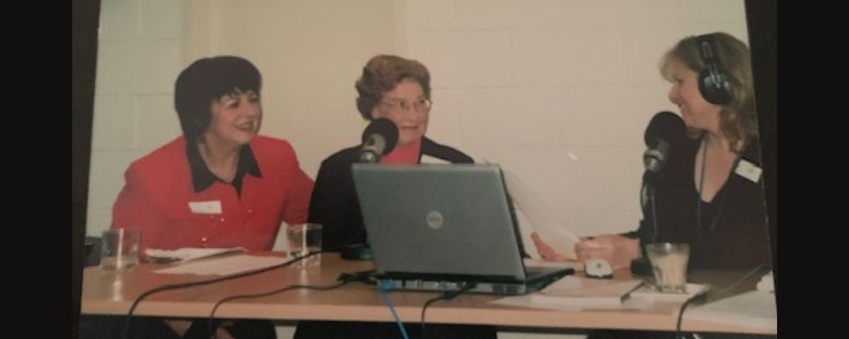 Gayle Hardiman with her mum at a Hope 103.2 event, all photos supplied