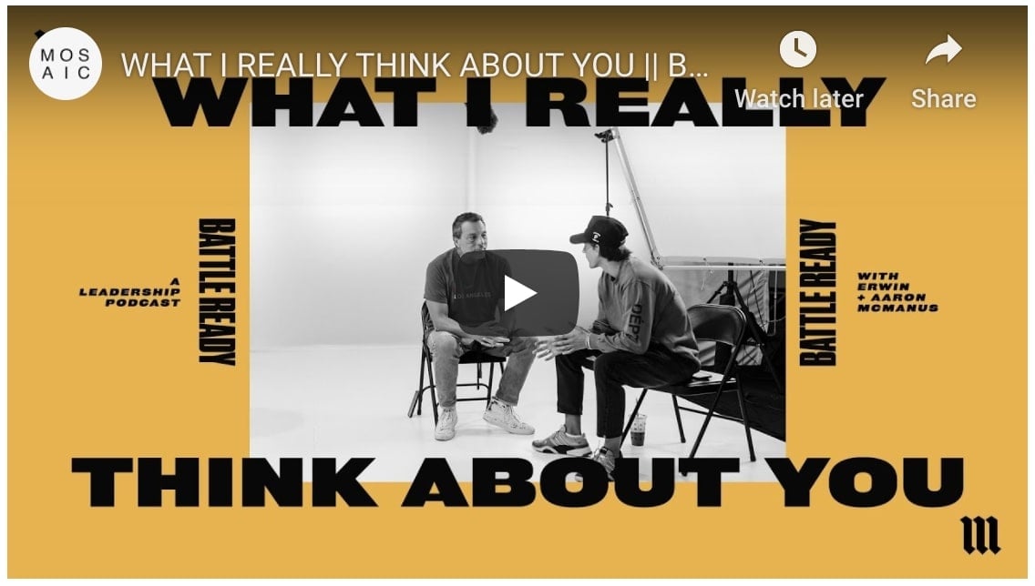 a youtube preview of battle ready season 3 episode 3 called what i really think about you