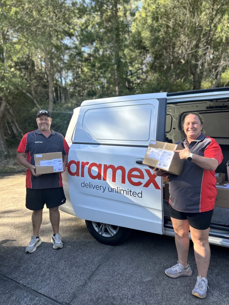 Images taken by Salt 106.5, with permission from Sunshine Coast Aramex courier drivers. 'Real Hope' devotions delivered to Queensland prisons.